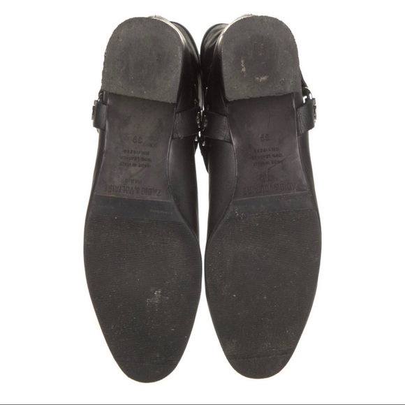 Zadig & Voltaire leather Moto boots sz9 - Picture 4 of 4